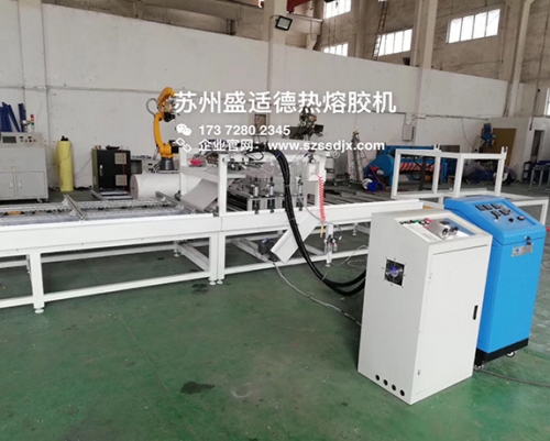 无纺布复合打胶应用